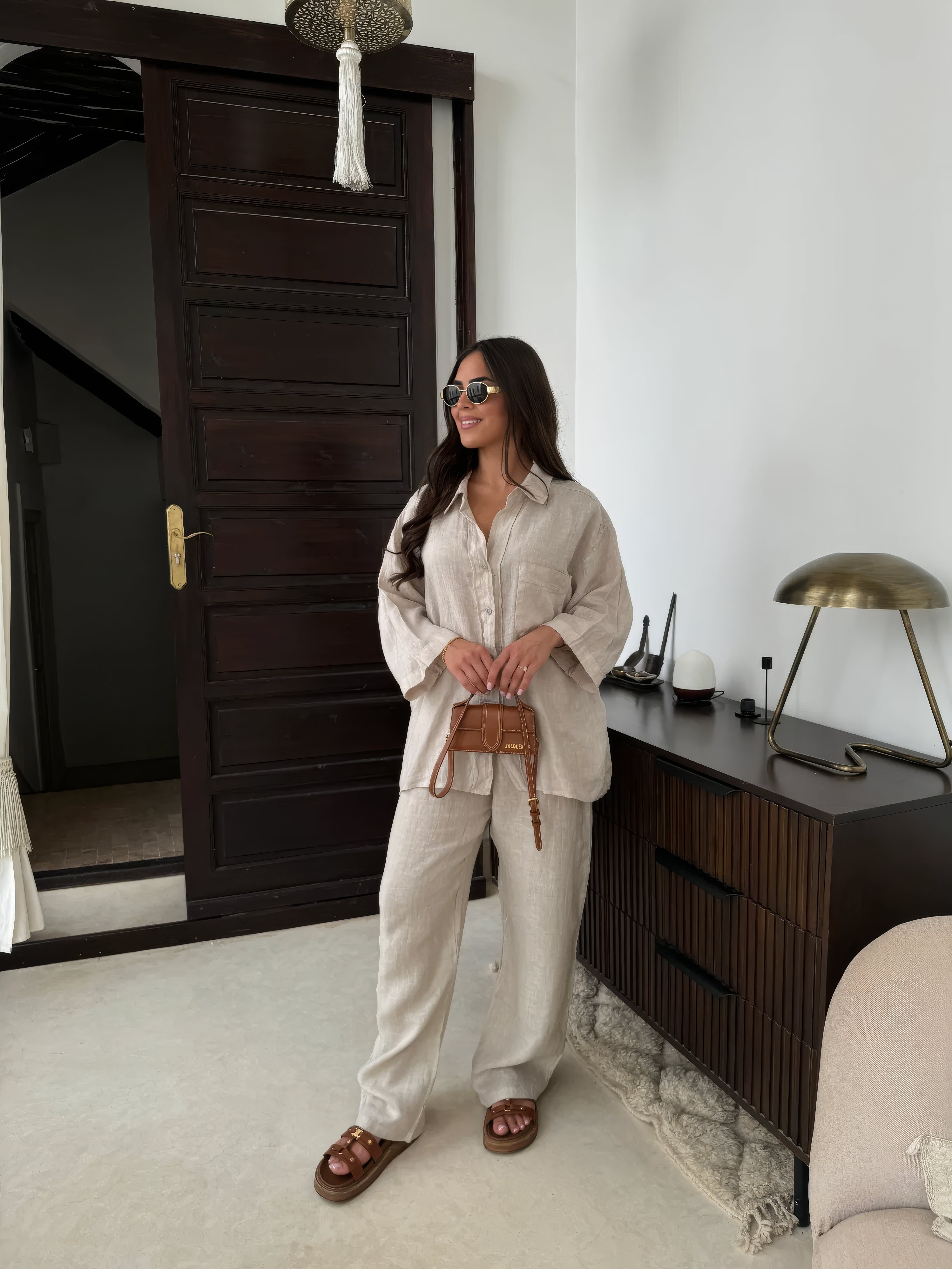 Beatrix Harrington | Linen Two-Piece Set