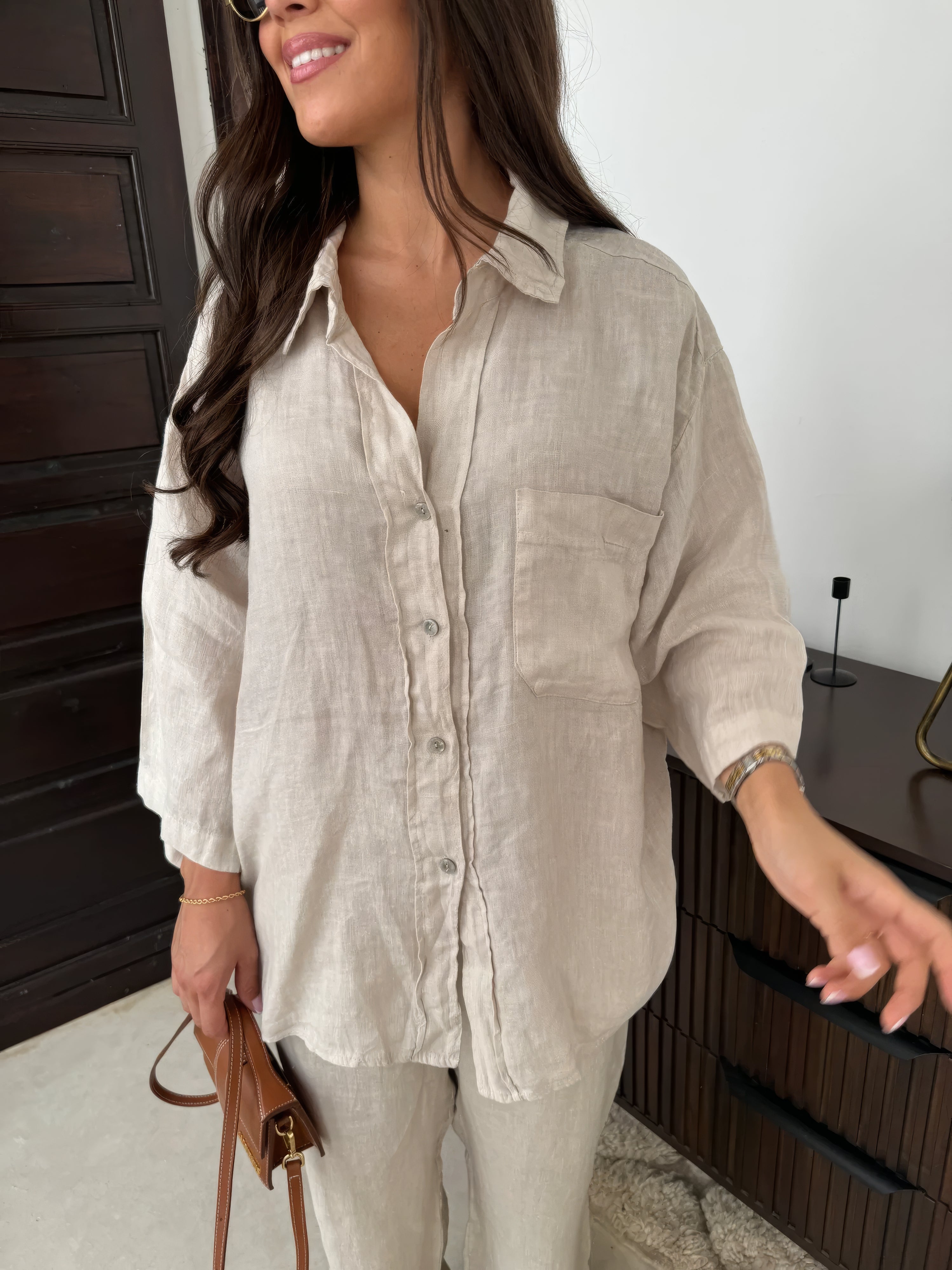 Beatrix Harrington | Linen Two-Piece Set
