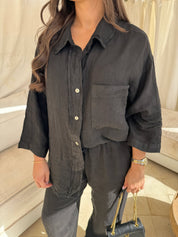 Beatrix Harrington | Linen Two-Piece Set