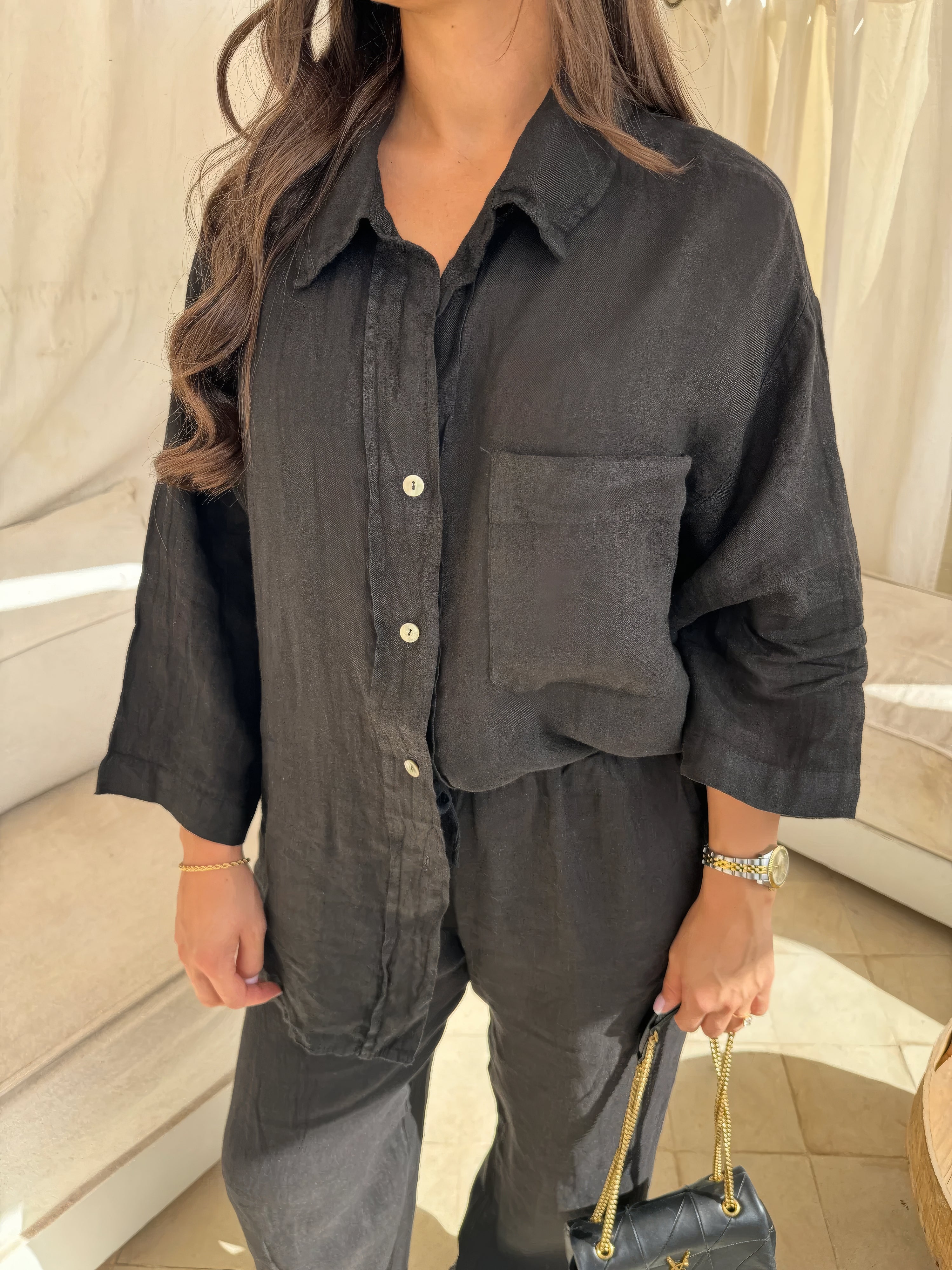 Beatrix Harrington | Linen Two-Piece Set
