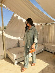 Beatrix Harrington | Linen Two-Piece Set