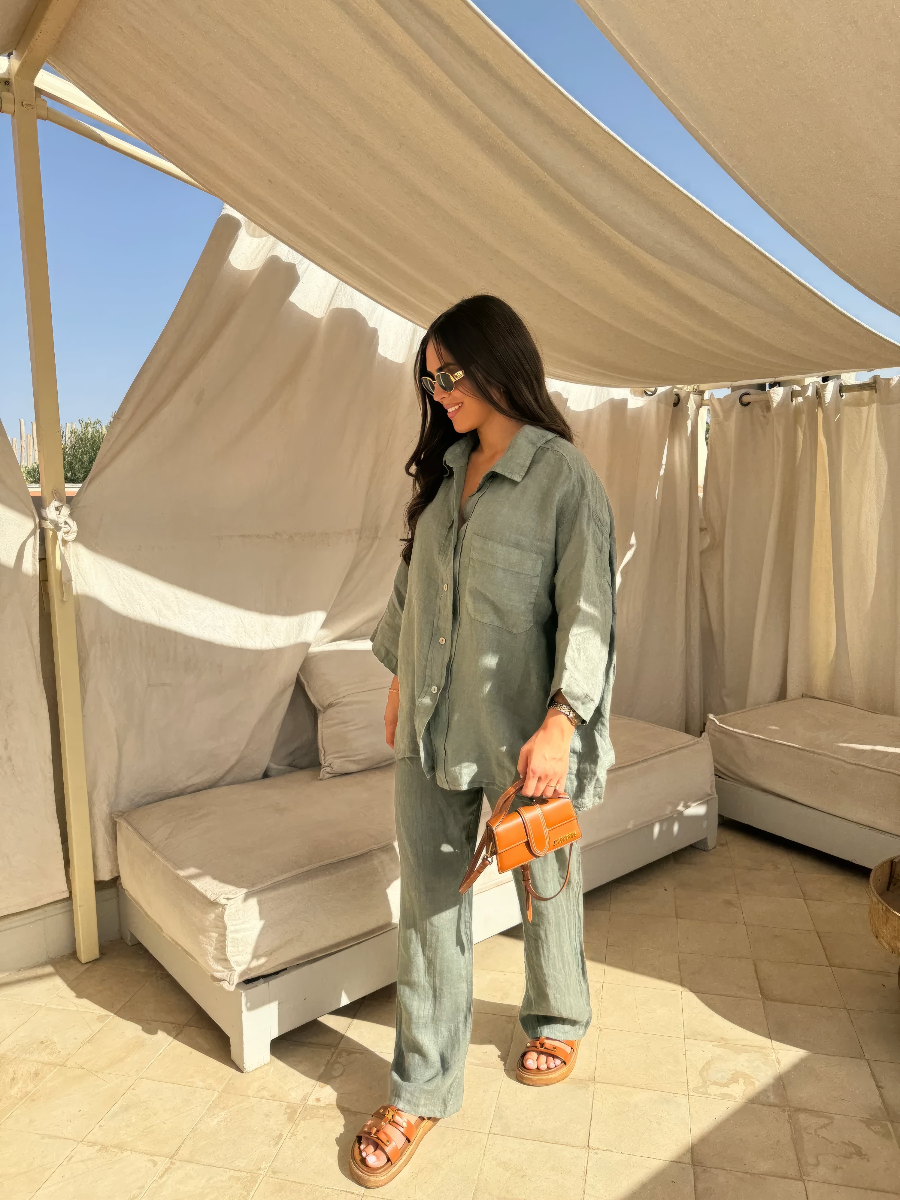 Beatrix Harrington | Linen Two-Piece Set