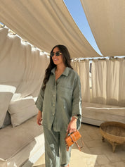 Beatrix Harrington | Linen Two-Piece Set