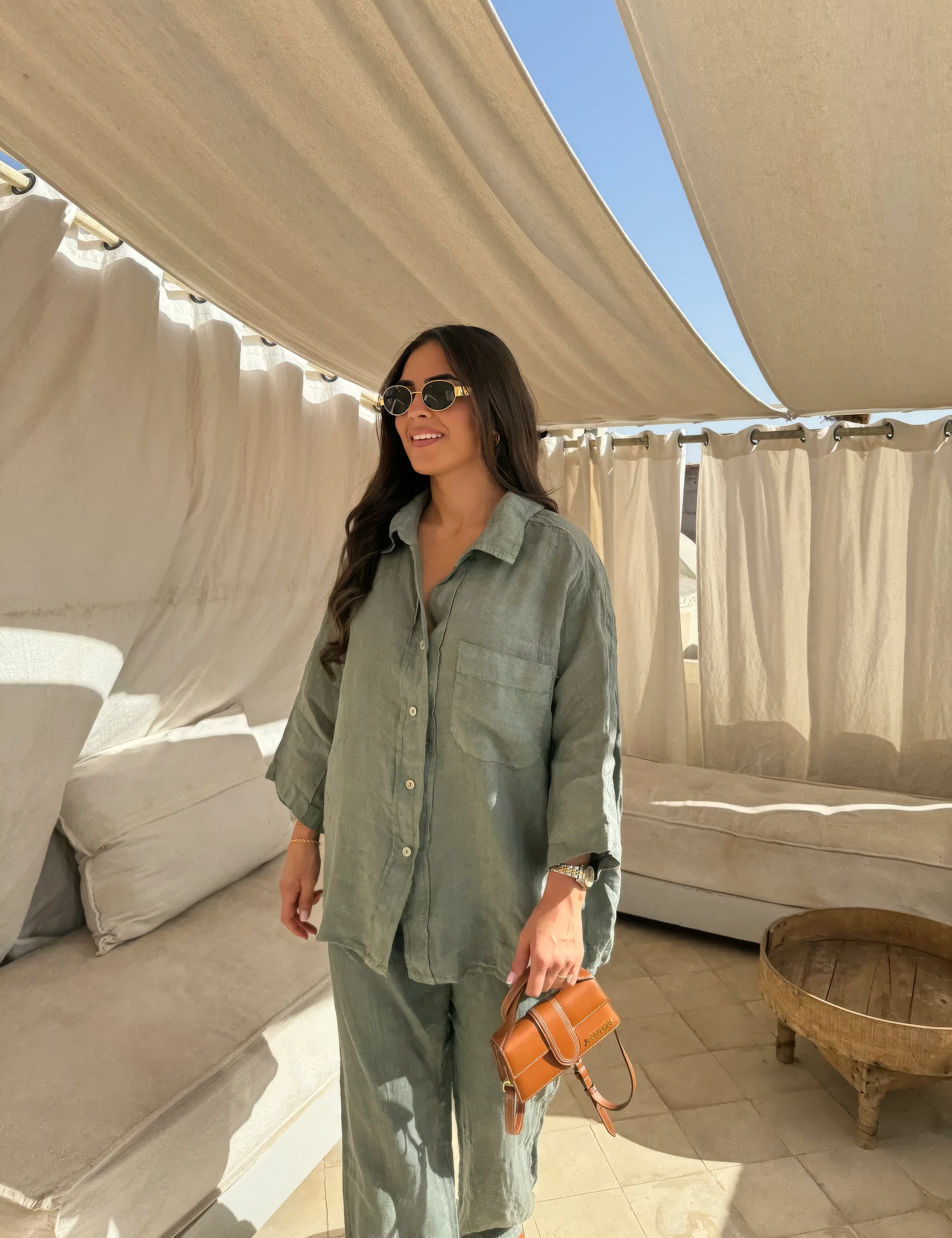 Beatrix Harrington | Linen Two-Piece Set