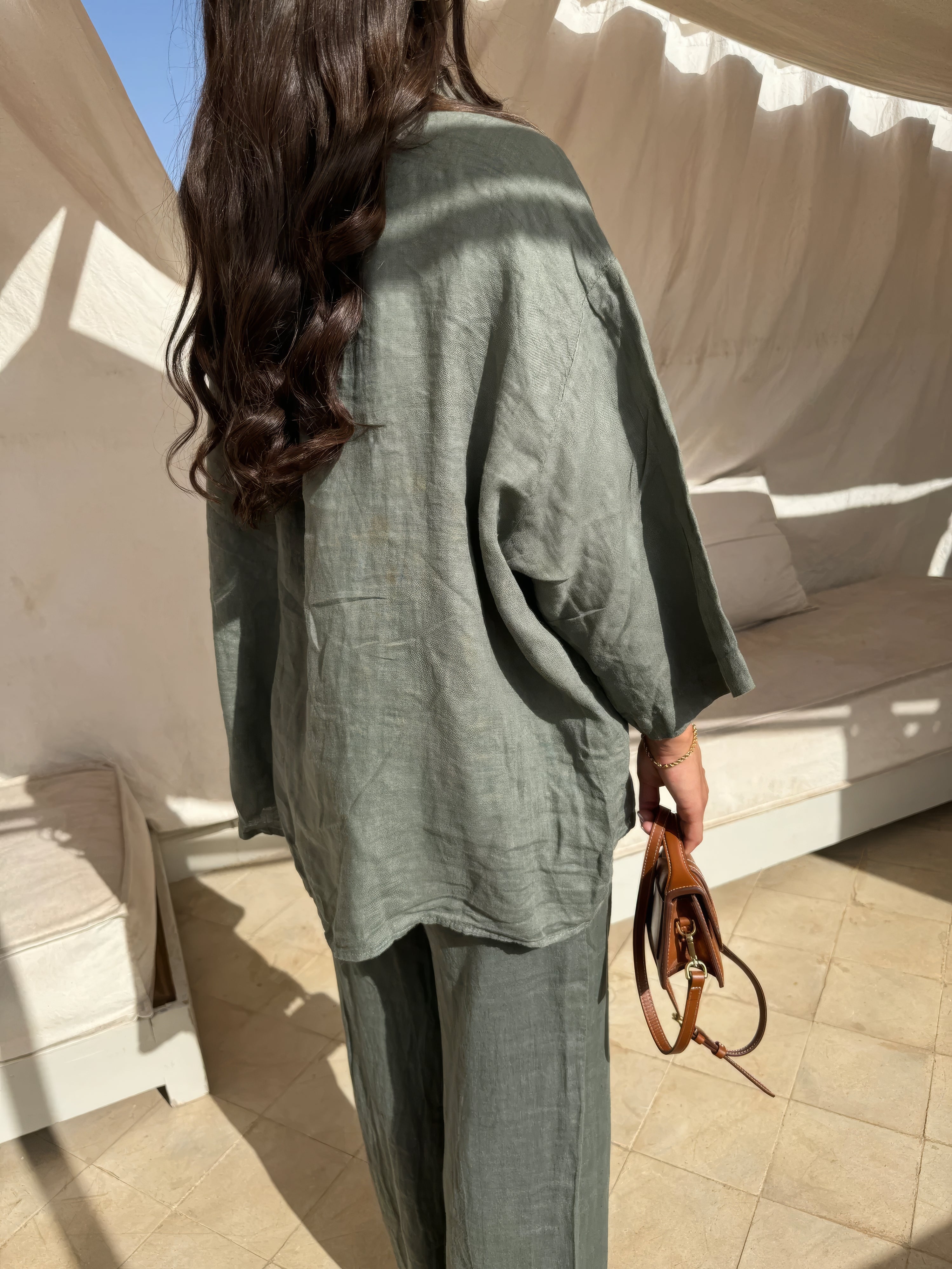 Beatrix Harrington | Linen Two-Piece Set