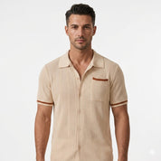 Benjamin Stone | Knit Polo Shirt For Men