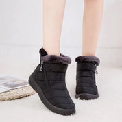 Freya Sanderson | Cozy Snow Boots For Women with Faux-Fur Trim