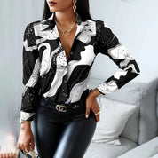 Beatrice Sutherland | Abstract Swirl Print Blouse