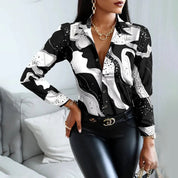 Beatrice Sutherland | Abstract Swirl Print Blouse