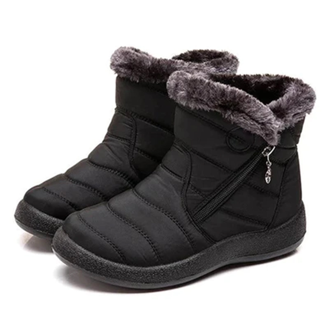 Freya Sanderson | Cozy Snow Boots For Women with Faux-Fur Trim