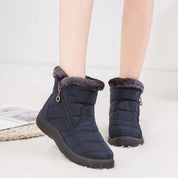 Freya Sanderson | Cozy Snow Boots For Women with Faux-Fur Trim