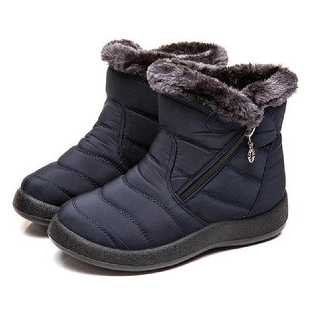 Freya Sanderson | Cozy Snow Boots For Women with Faux-Fur Trim