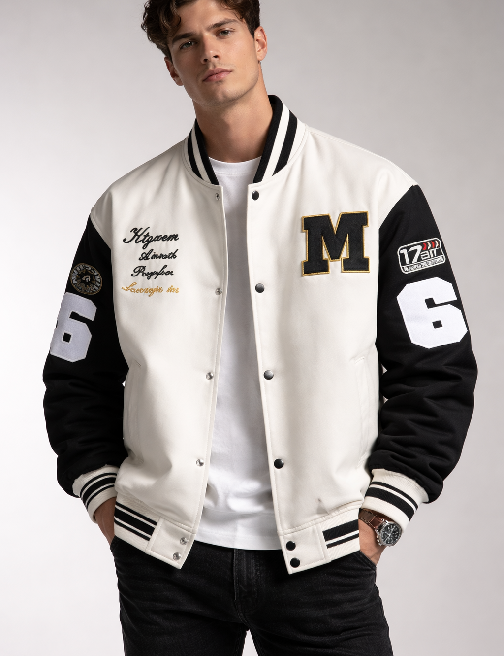 Marchie Racing | Varsity Bomber Jacket