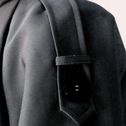 Philippa Edwards | Double-Breasted Trench Coat in Classic Black