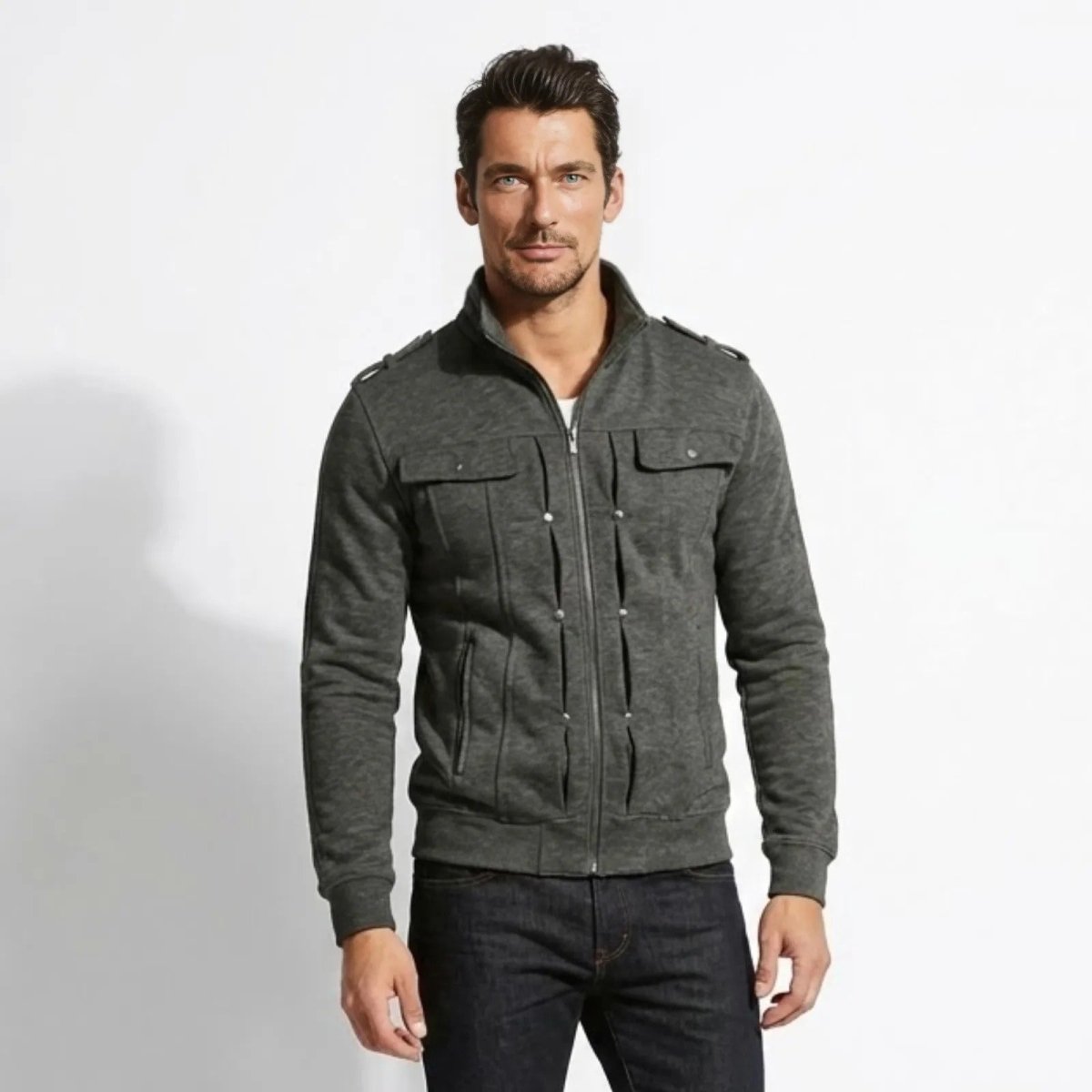 Caleb Mercer | Tactical Zip Jacket For Men