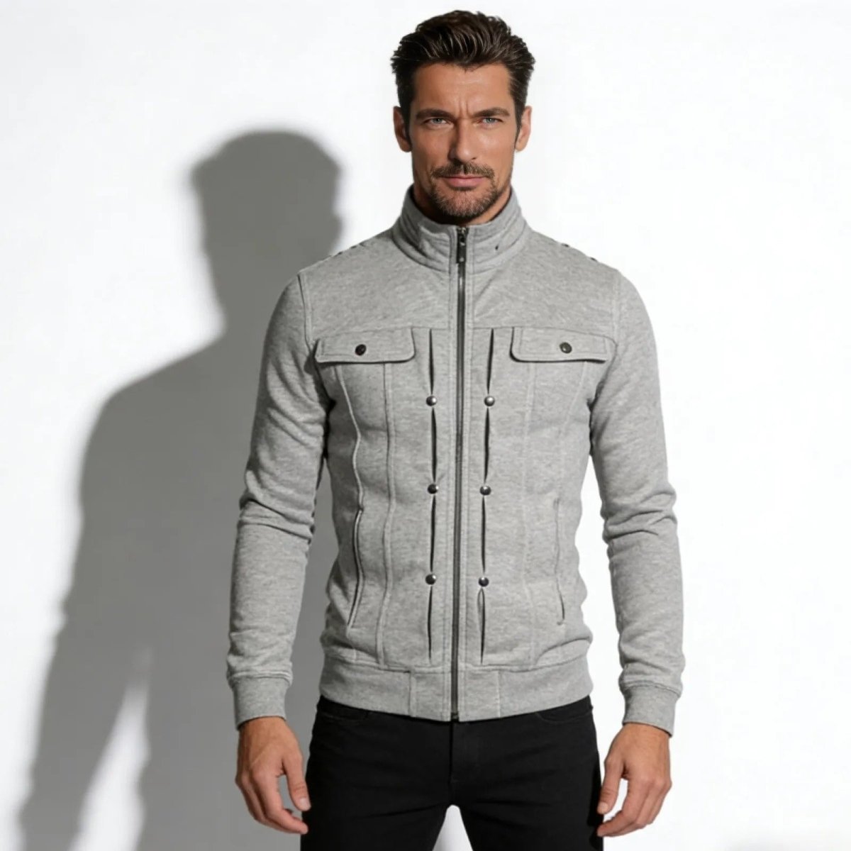Caleb Mercer | Tactical Zip Jacket For Men