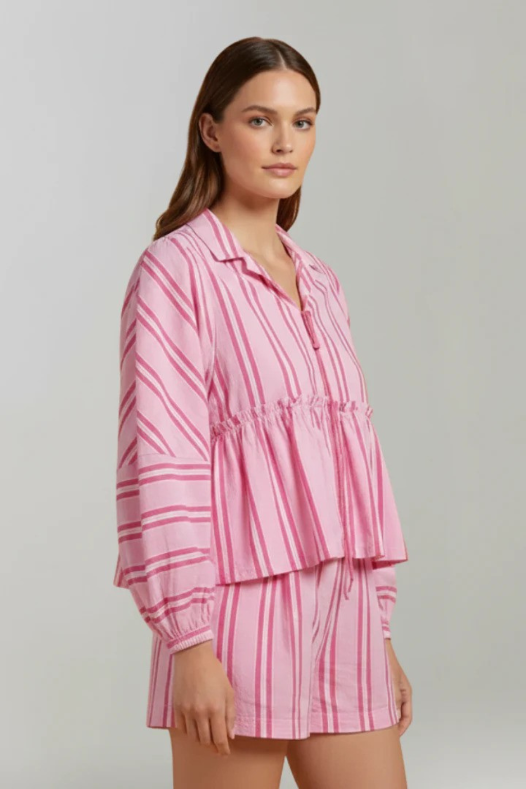 Camille Beaumont | Striped Lounge Set For Women