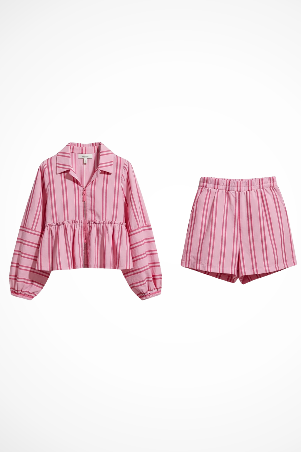 Camille Beaumont | Striped Lounge Set For Women