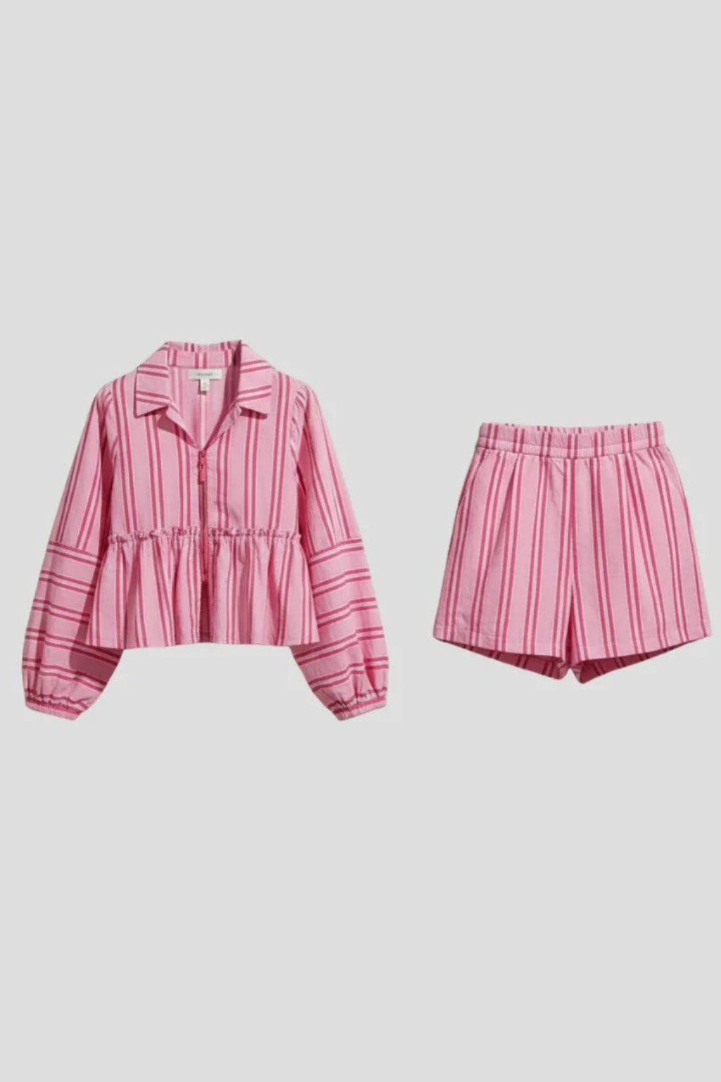 Camille Beaumont | Striped Lounge Set For Women
