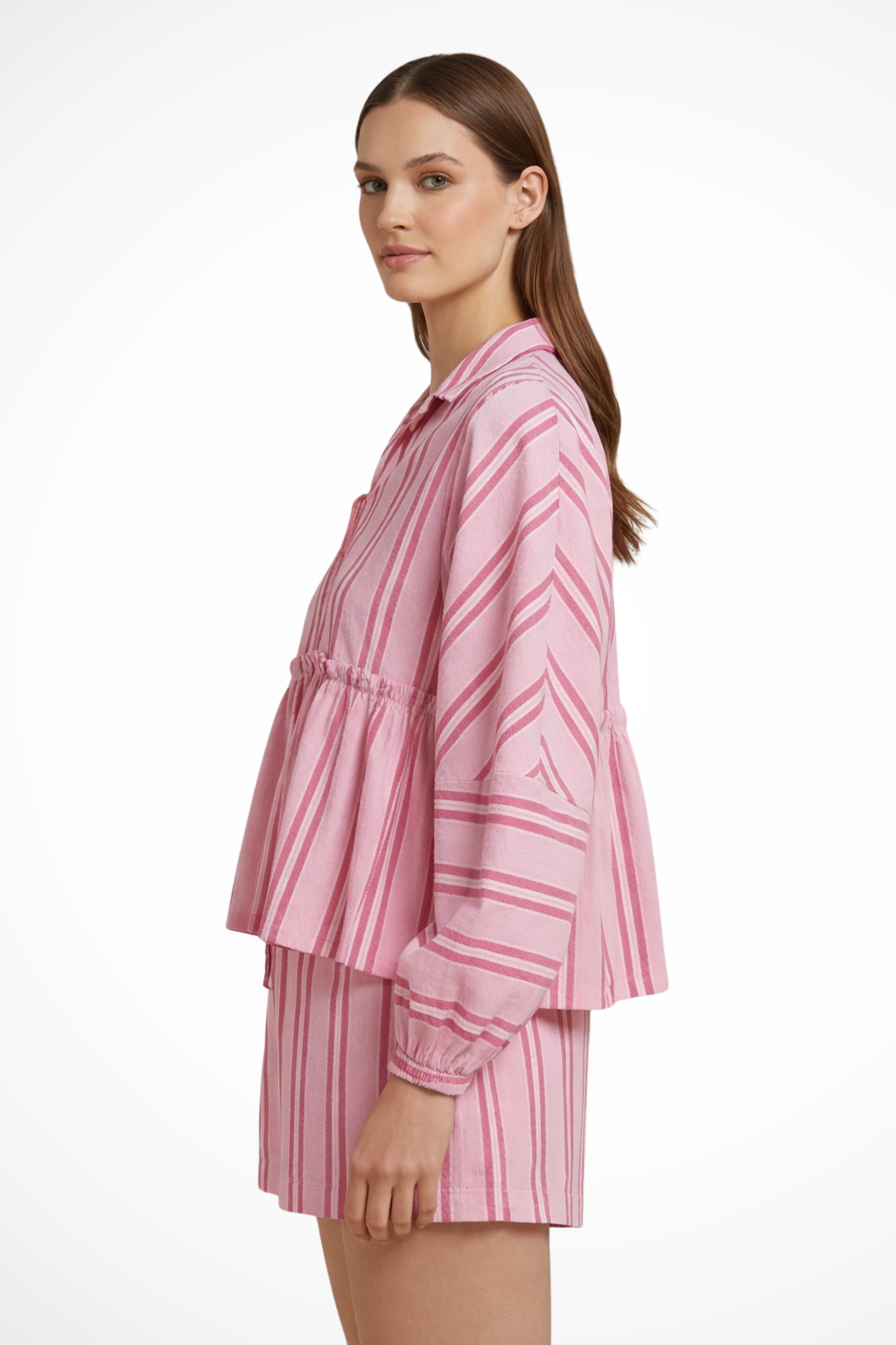 Camille Beaumont | Striped Lounge Set For Women