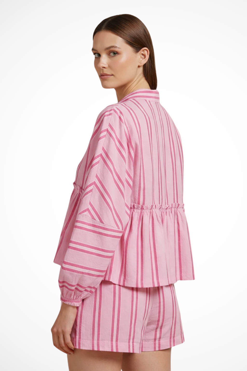 Camille Beaumont | Striped Lounge Set For Women