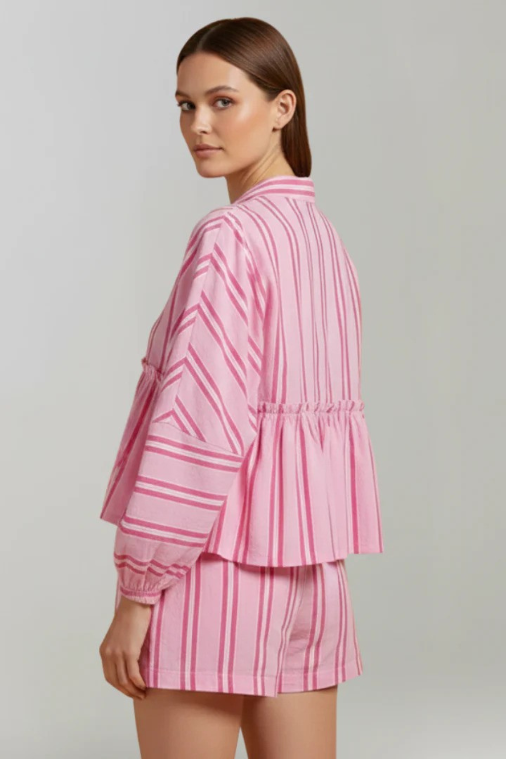 Camille Beaumont | Striped Lounge Set For Women
