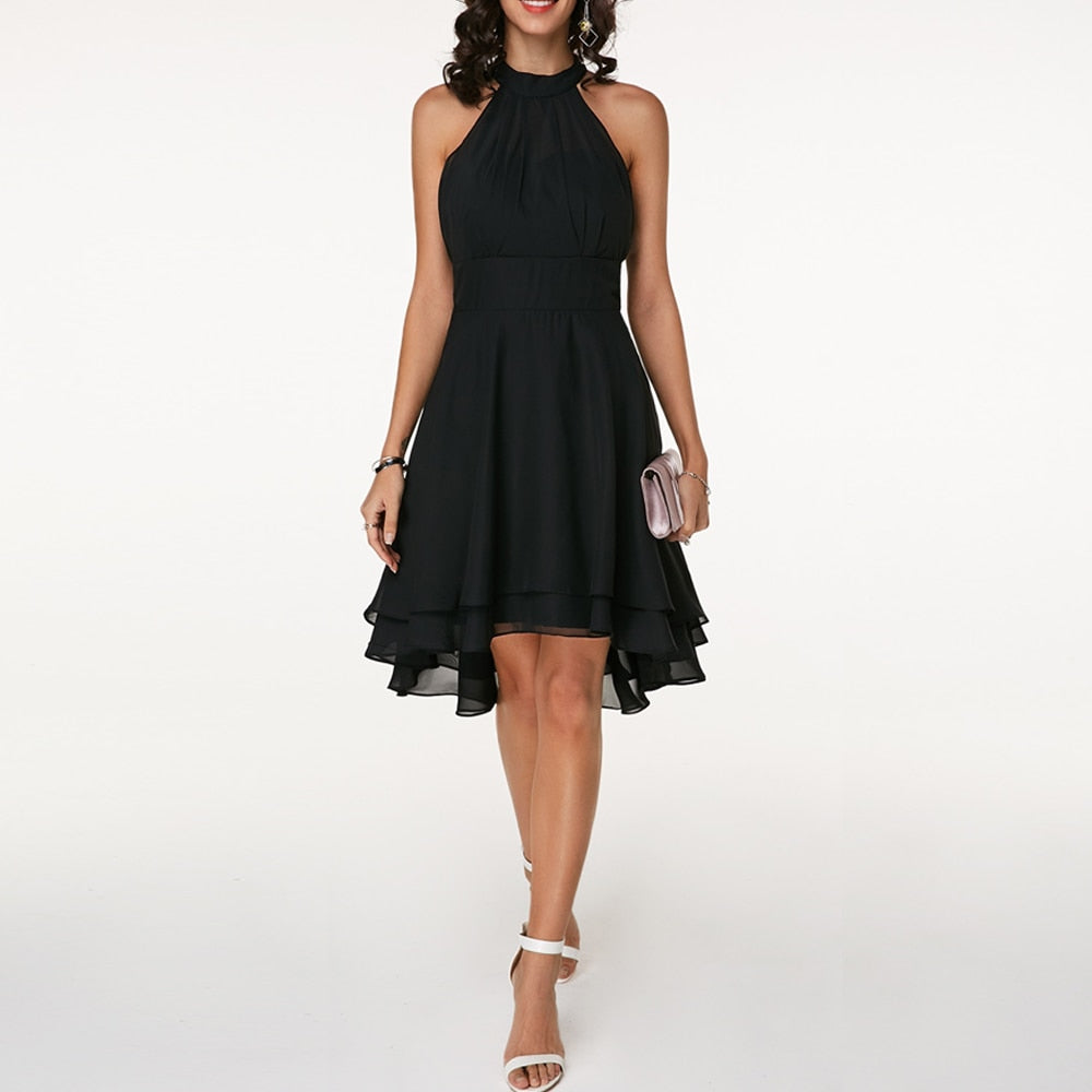 Camille Devereux | Ruffle Detail Mini Dress for Elegant Occasions