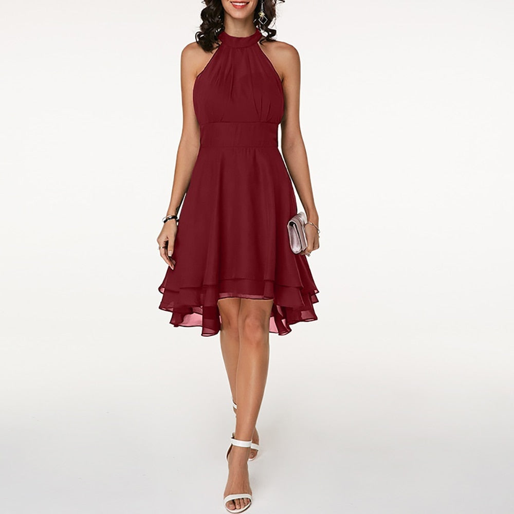 Camille Devereux | Ruffle Detail Mini Dress for Elegant Occasions