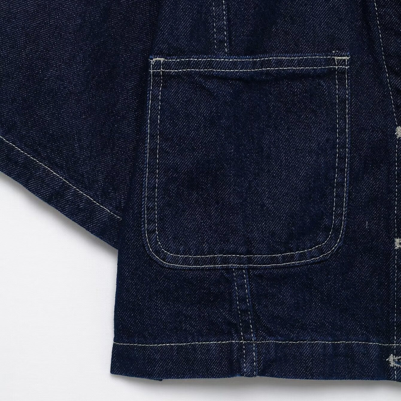 Camille | Cropped Denim Shirt Jacket For Women