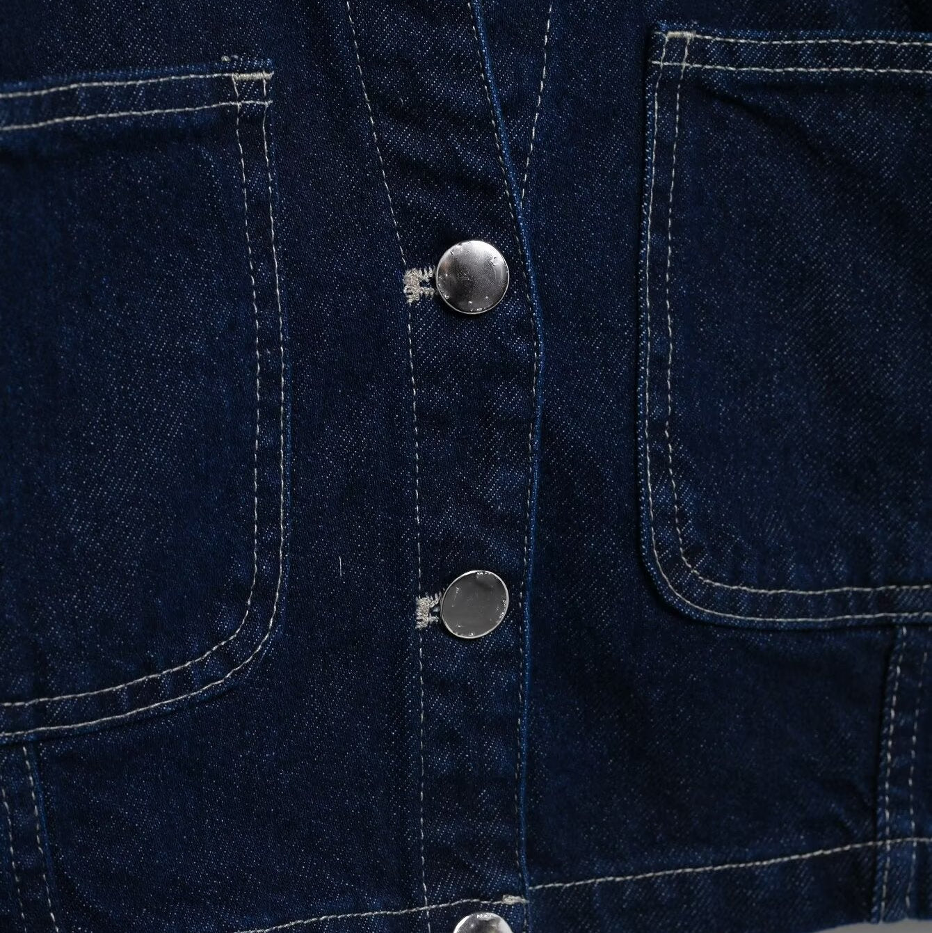 Camille | Cropped Denim Shirt Jacket For Women