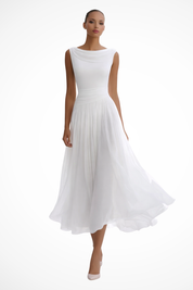 Camille Reda | Graceful Pleated Maxi Dress For Women