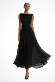 Camille Reda | Graceful Pleated Maxi Dress For Women