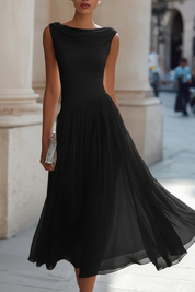 Camille Reda | Graceful Pleated Maxi Dress For Women
