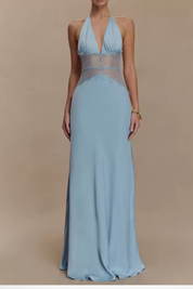 Camille Kennedy | Lace Waist Evening Maxi Dress