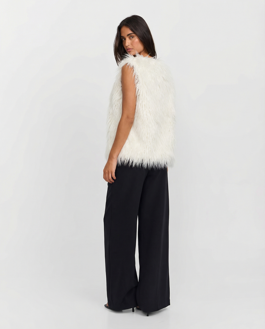 Camille Boudin | Luxe Faux Fur Vest For Women