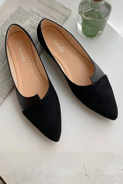 Camille Pièrre | Suede Pointed Flats For Women