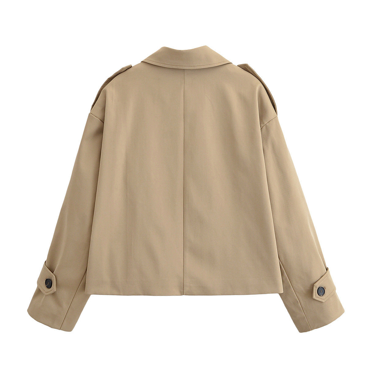 Camille Moreau | Classic Cropped Trench Jacket For Women