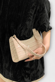 Camille Moretti | Croc Luxe Shoulder Bag For Women