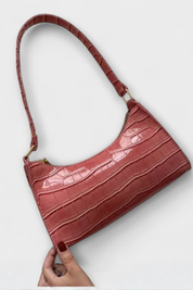 Camille Moretti | Croc Luxe Shoulder Bag For Women