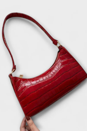 Camille Moretti | Croc Luxe Shoulder Bag For Women