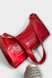 Camille Moretti | Croc Luxe Shoulder Bag For Women