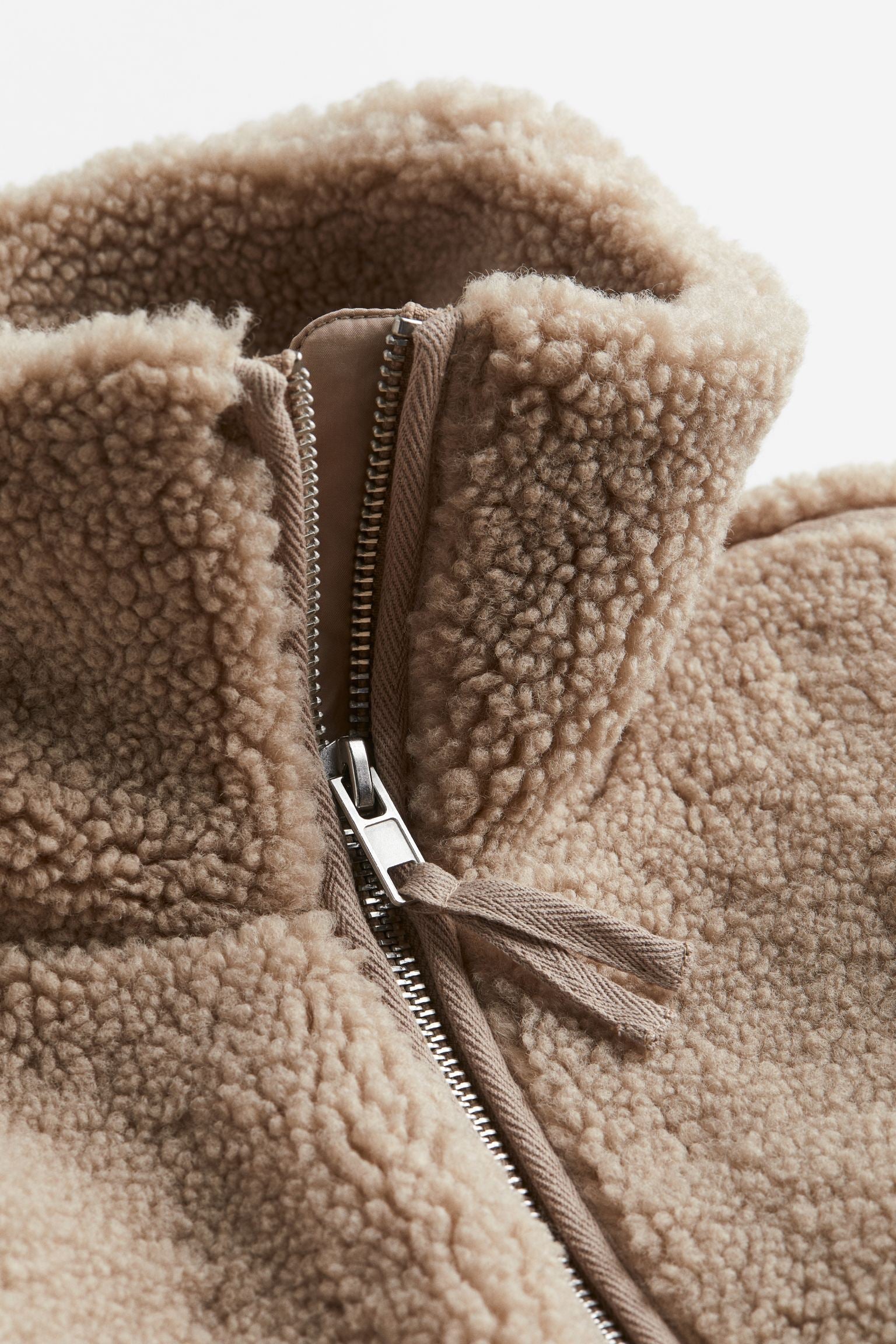 Camille Renard | Cosy Zip Sherpa Jacket For Women