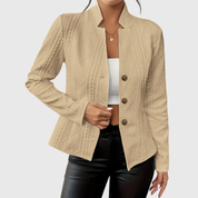 Camille Rousseau | Textured Tailored Jacket For Women