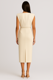 Celina Preston | Elegant Midi Prom Dress