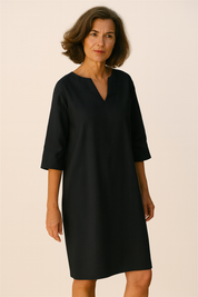 Celine Dufresne | V-Neck Shift Dress