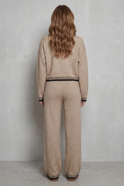 Verity Ashford | Contrast Trim Knit Loungewear Set