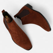 Charles Hawthorne | Suede Chelsea Boots For Men
