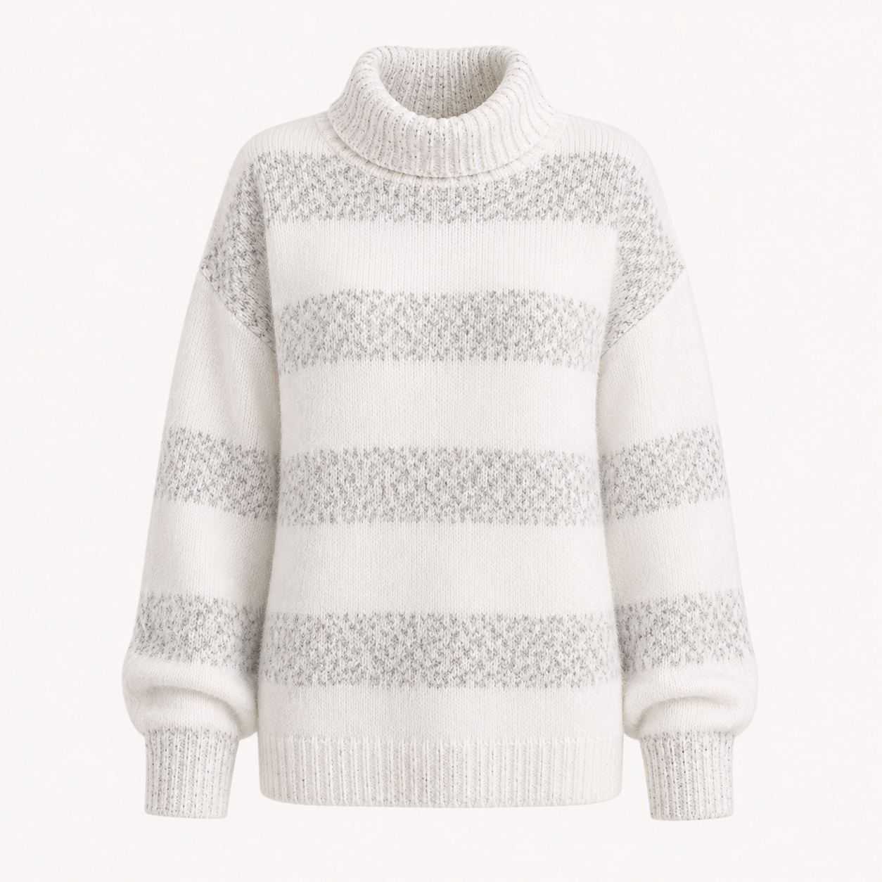 Charlotte Hughes | Chenille Turtleneck Knit Sweater