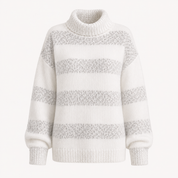 Charlotte Hughes | Chenille Turtleneck Knit Sweater