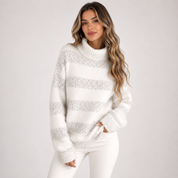 Charlotte Hughes | Chenille Turtleneck Knit Sweater